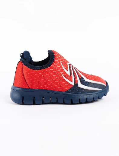 Sneaker Estampado Araña Azul/Rojo