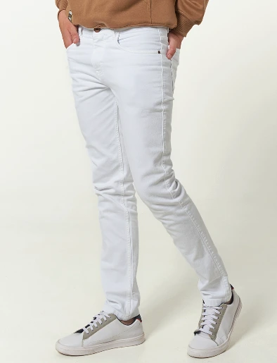 Pantalón Slim Blanco