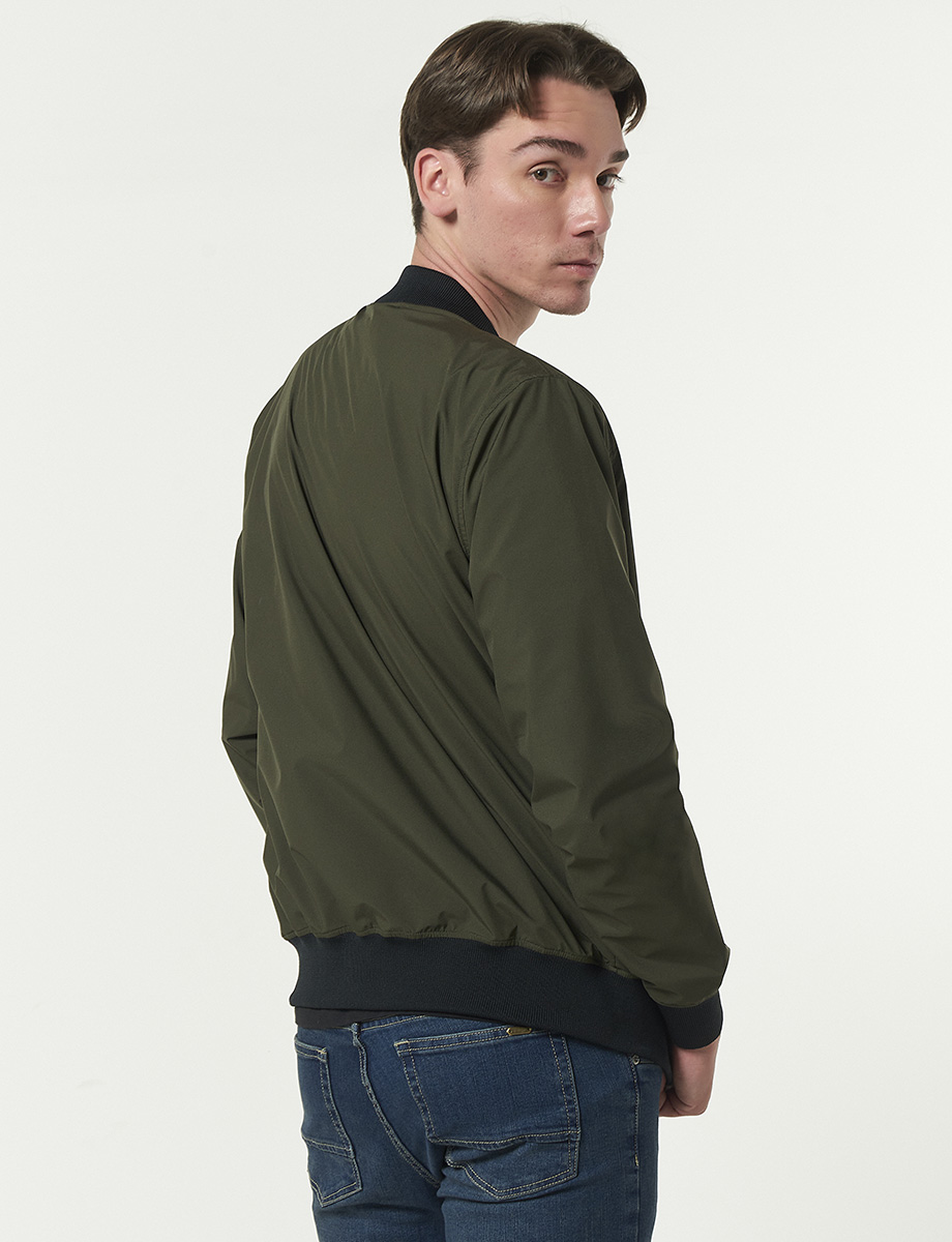 Chaqueta Bomber Verde Militar