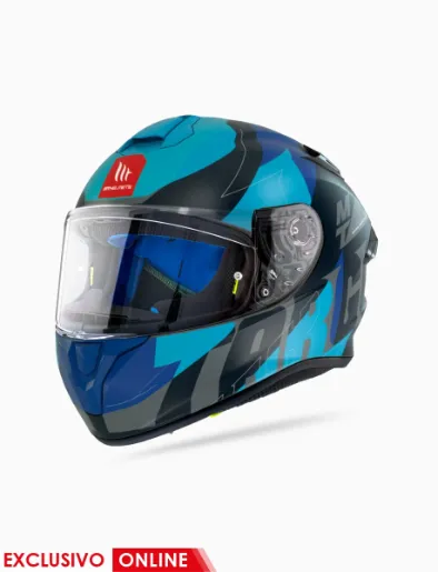 Casco Targo Pro Biger Azul Mate | MT Helmets