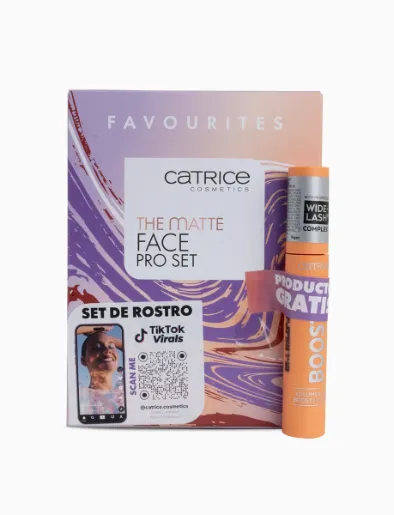 Set The Matte Face Pro + Máscara de Pestañas | Catrice