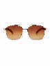 Gafas Cuadradas Café