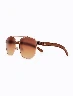 Gafas Cuadradas Café