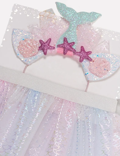 Set Tutu con Diadema Tornasol