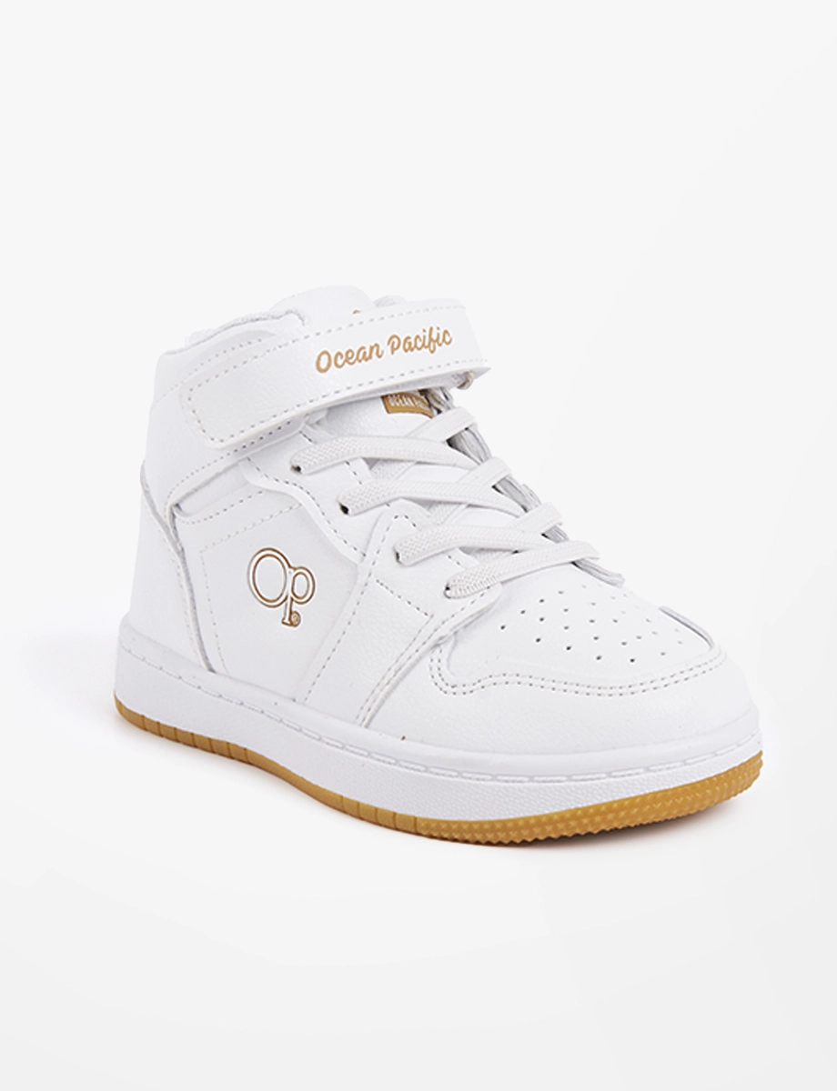 Botín con Cordones y Velcro Blanco | OP