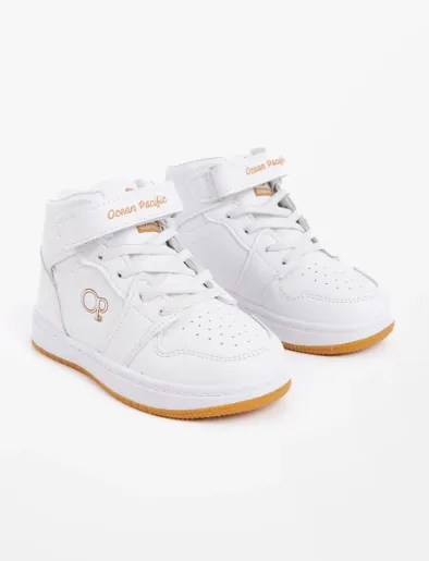 <em class="search-results-highlight">Botín</em> con Cordones y Velcro Blanco | OP