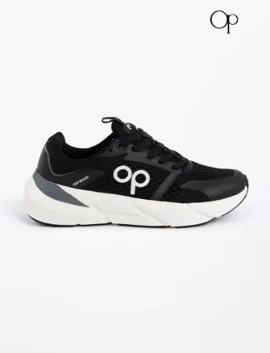 Sneaker con Cordones Negro | OP