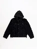 Chaqueta Jean con Capucha Negra