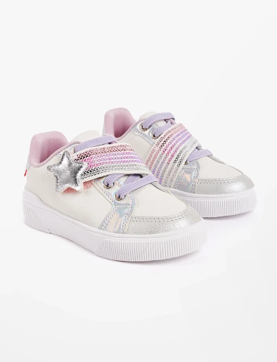 Sneaker Cordones Blanco