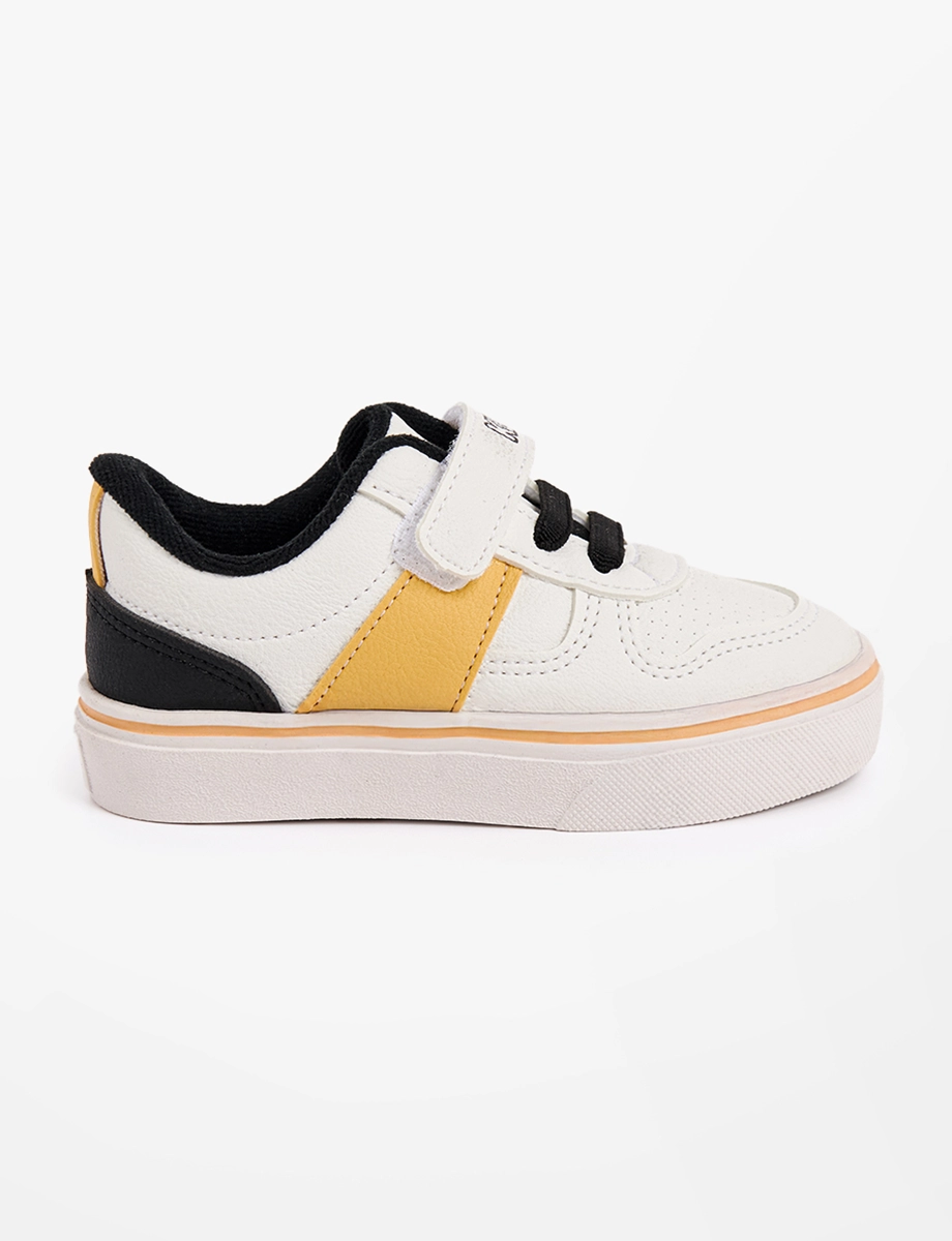 Zapato Caña Baja Cordones Blanco