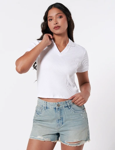 Camiseta Textura Blanco