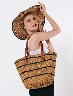 Set x2 Bolso + Sombrero Playa Camel