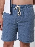 Bañador Textura Azul Medio Hombre – Ideal para playa y piscina
