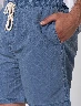 Bañador Textura Azul Medio Hombre – Ideal para playa y piscina