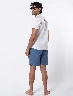 Bañador Textura Azul Medio Hombre – Ideal para playa y piscina