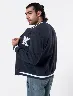 Chompa Bomber Letra K Azul