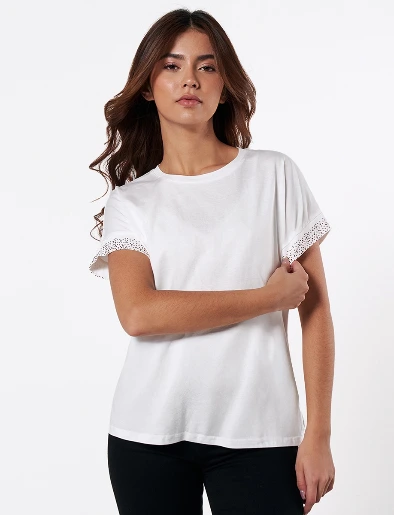 Camiseta Clásica Crudo