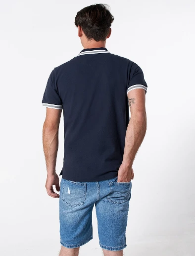 Camiseta Polo Líneas Unicolor