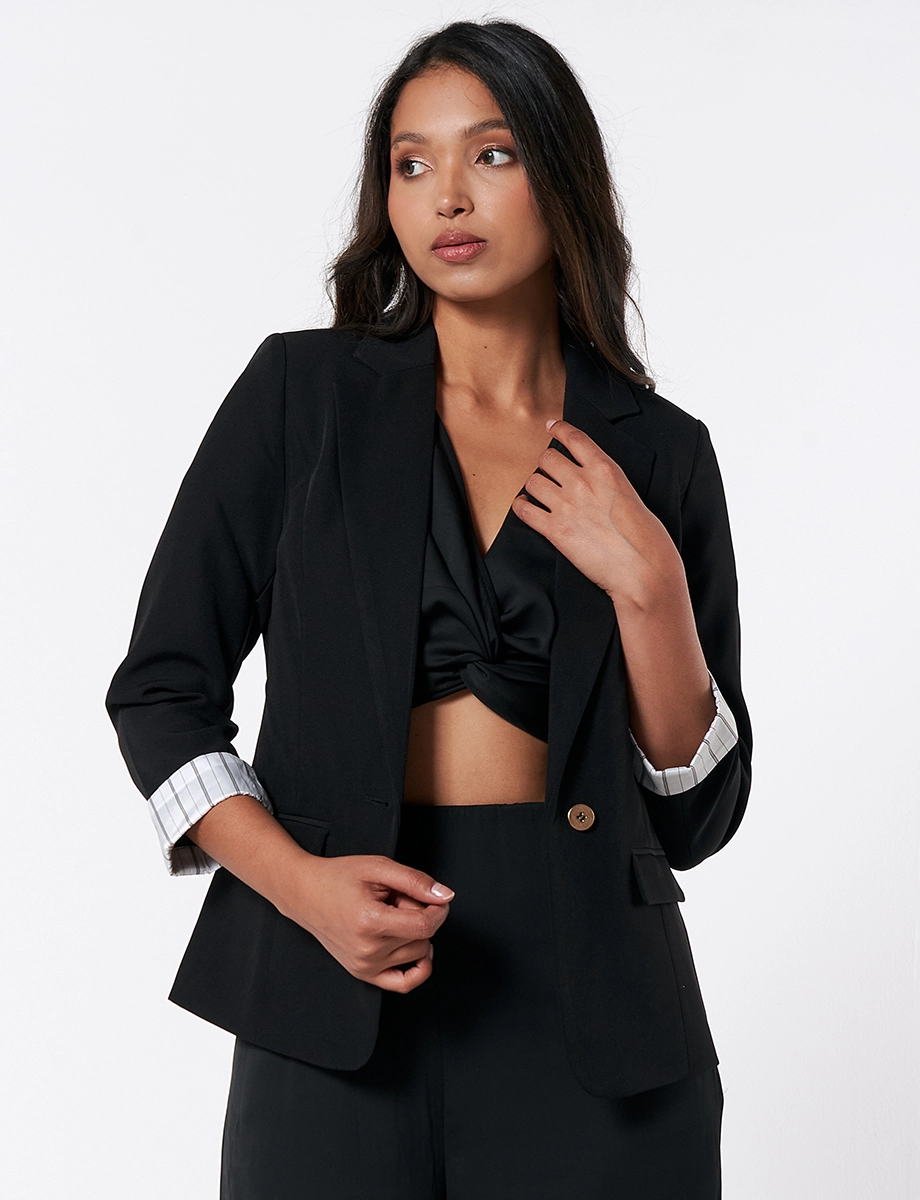 Blazer Manga 3/4 Unicolor