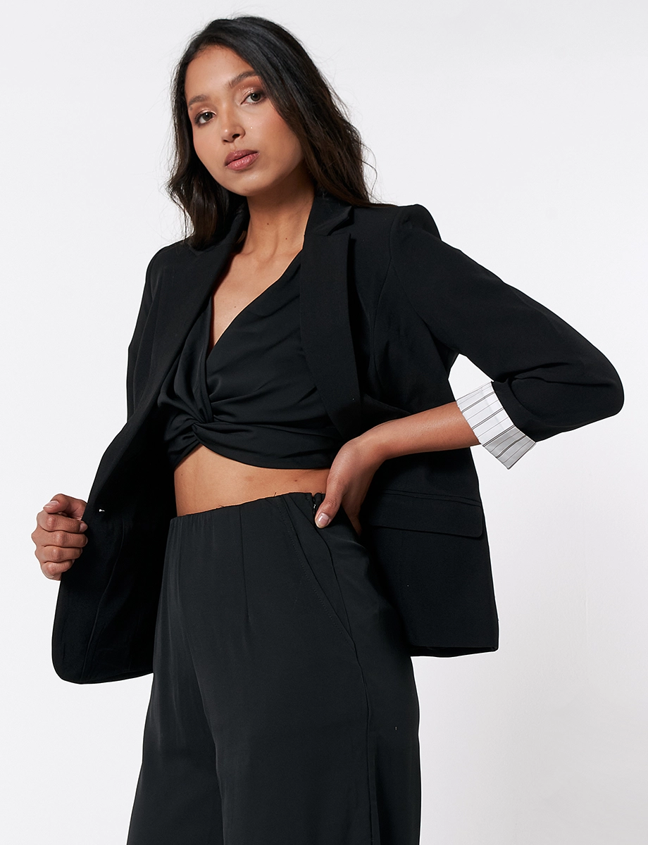 Blazer Manga 3/4 Unicolor