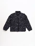 Chompa Padding Pre Negra Estampado