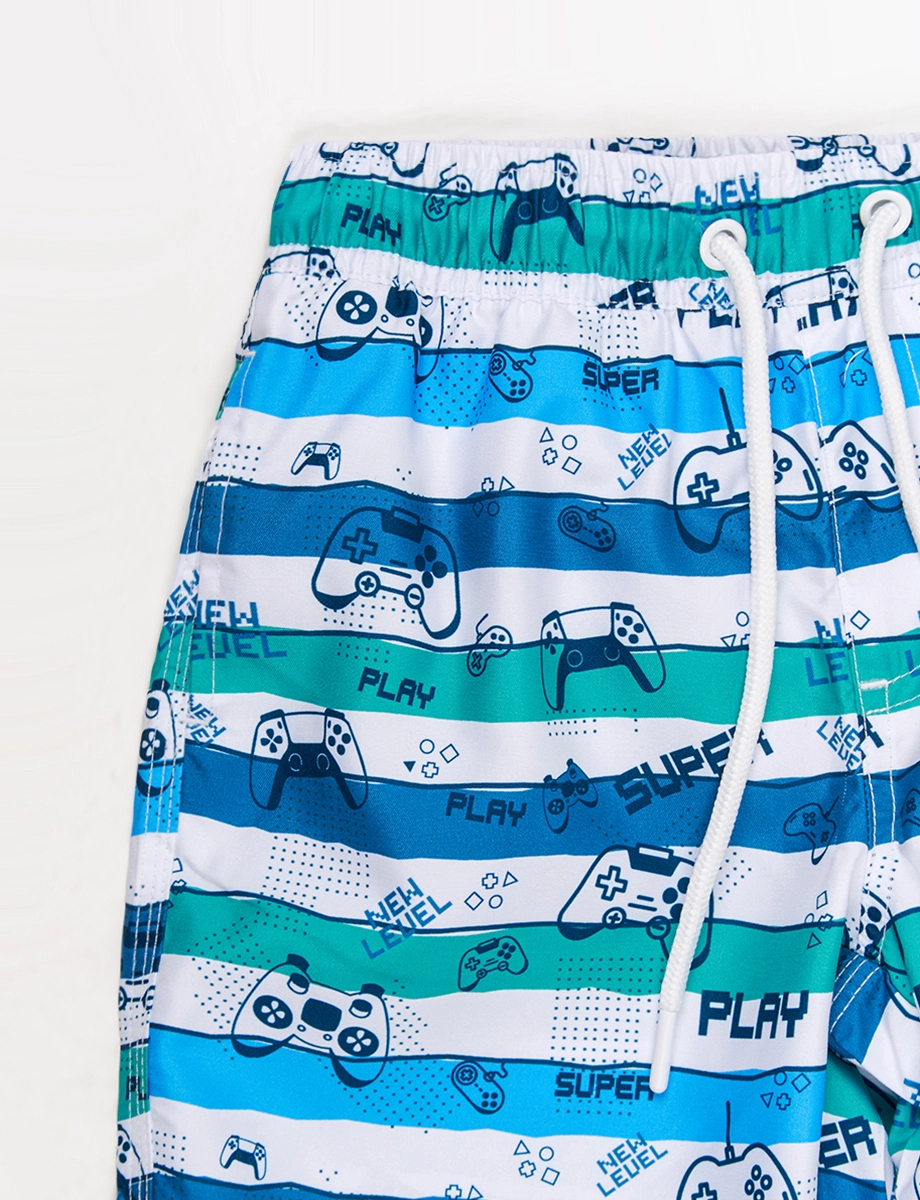 Bañador Play Celeste