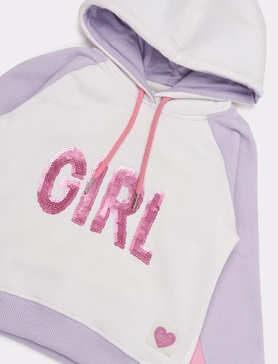 Conjunto Buzo Girl + Calentador Lila