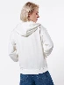 Chompa con Capucha Blanco Mujer – Comodidad moderna para días frescos