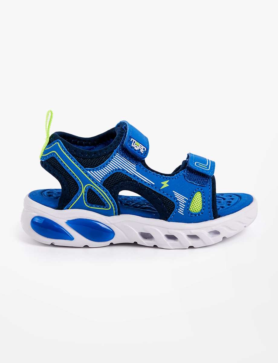 Sandalia Velcro Azul