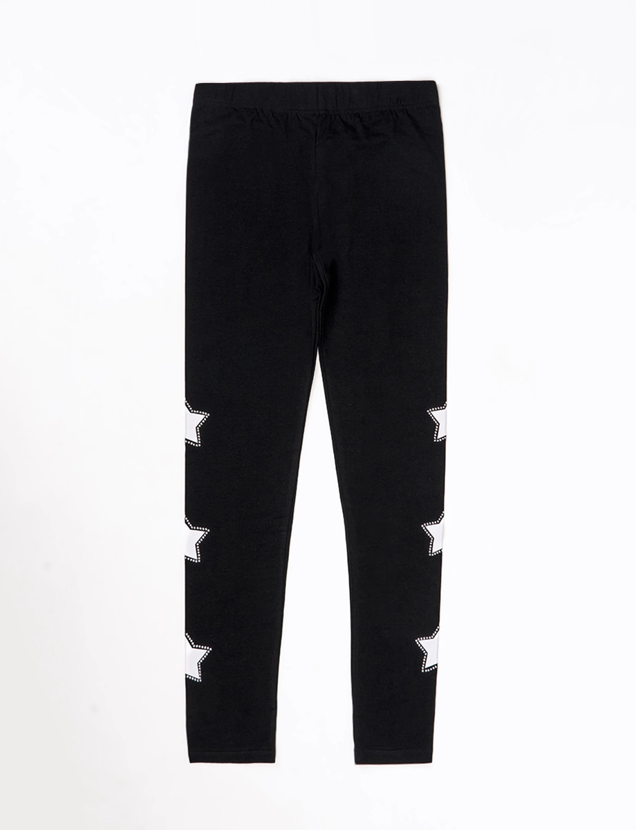 Leggins Estrellas Negro