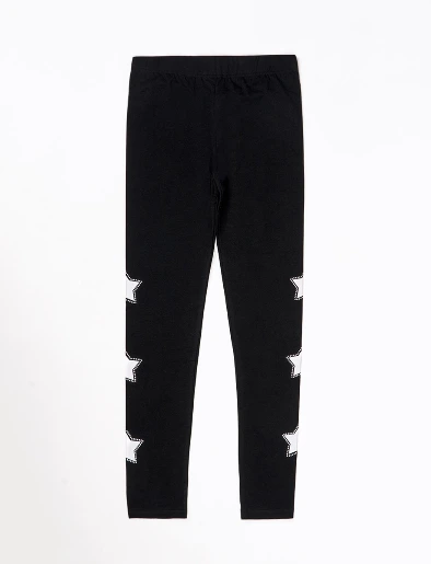 Leggins Estrellas Negro