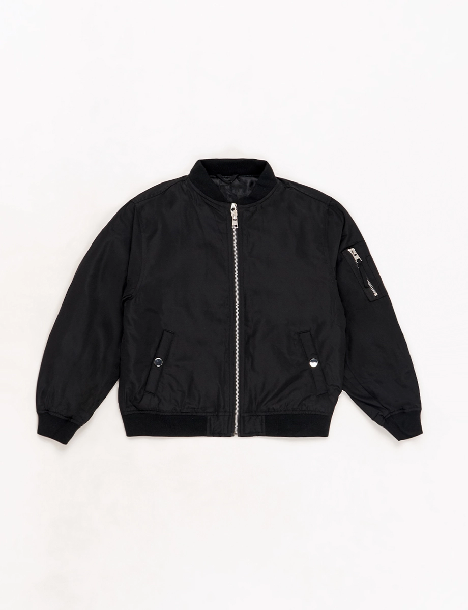 Chompa Bomber Negro