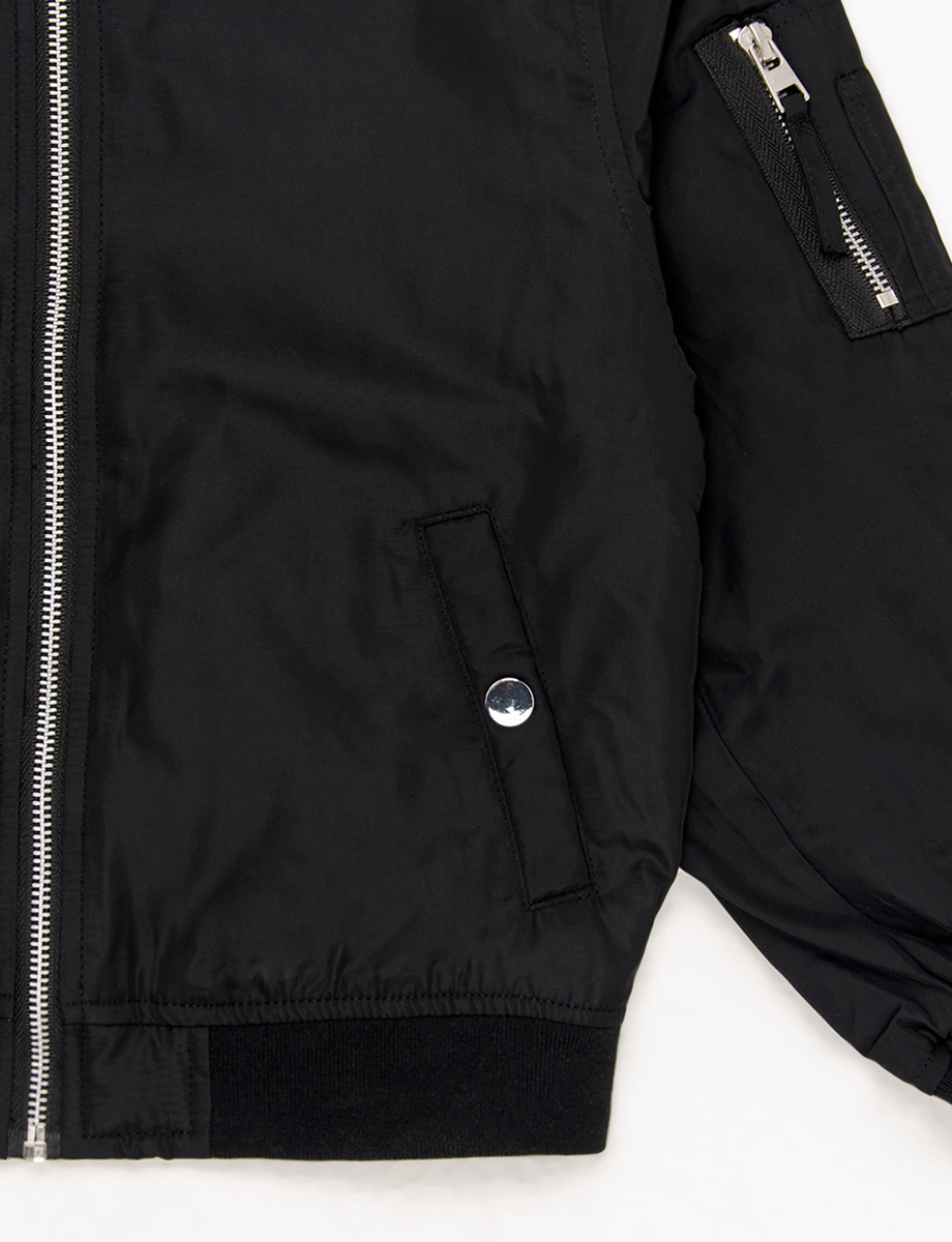 Chompa Bomber Negro