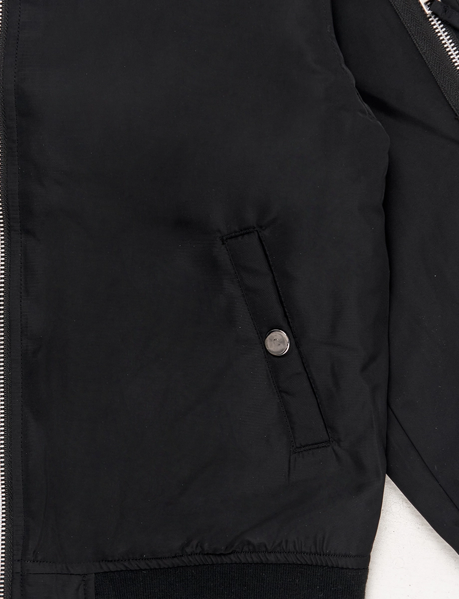 Chompa Bomber Padding Negro