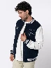 Chaqueta Bomber Azul Marino Hombre – Abrigo urbano de tendencia
