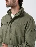 Chaqueta con Cierre Verde Oliva Hombre – Ideal para clima fresco