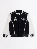 Chaqueta Bomber Negro Hombre – Abrigo ligero con toque moderno
