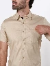 Camisa Llana Beige Hombre – Clásico para toda ocasión