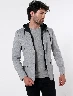 Blazer con Capucha Gris Hombre – Combinación práctica y contemporánea