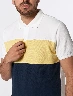 Camiseta Polo Bloque de Color Blanco Hombre – Diseño moderno con contraste sutil