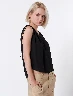 Top Llano Negro Mujer – Imprescindible para outfits versátiles
