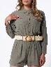Jumper Short Verde Militar Mujer – Estilo casual moderno y versátil
