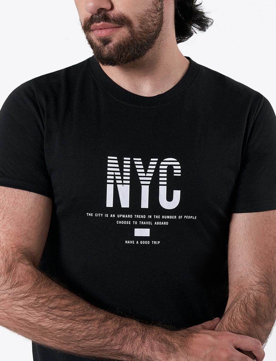 Camiseta NYC Negro