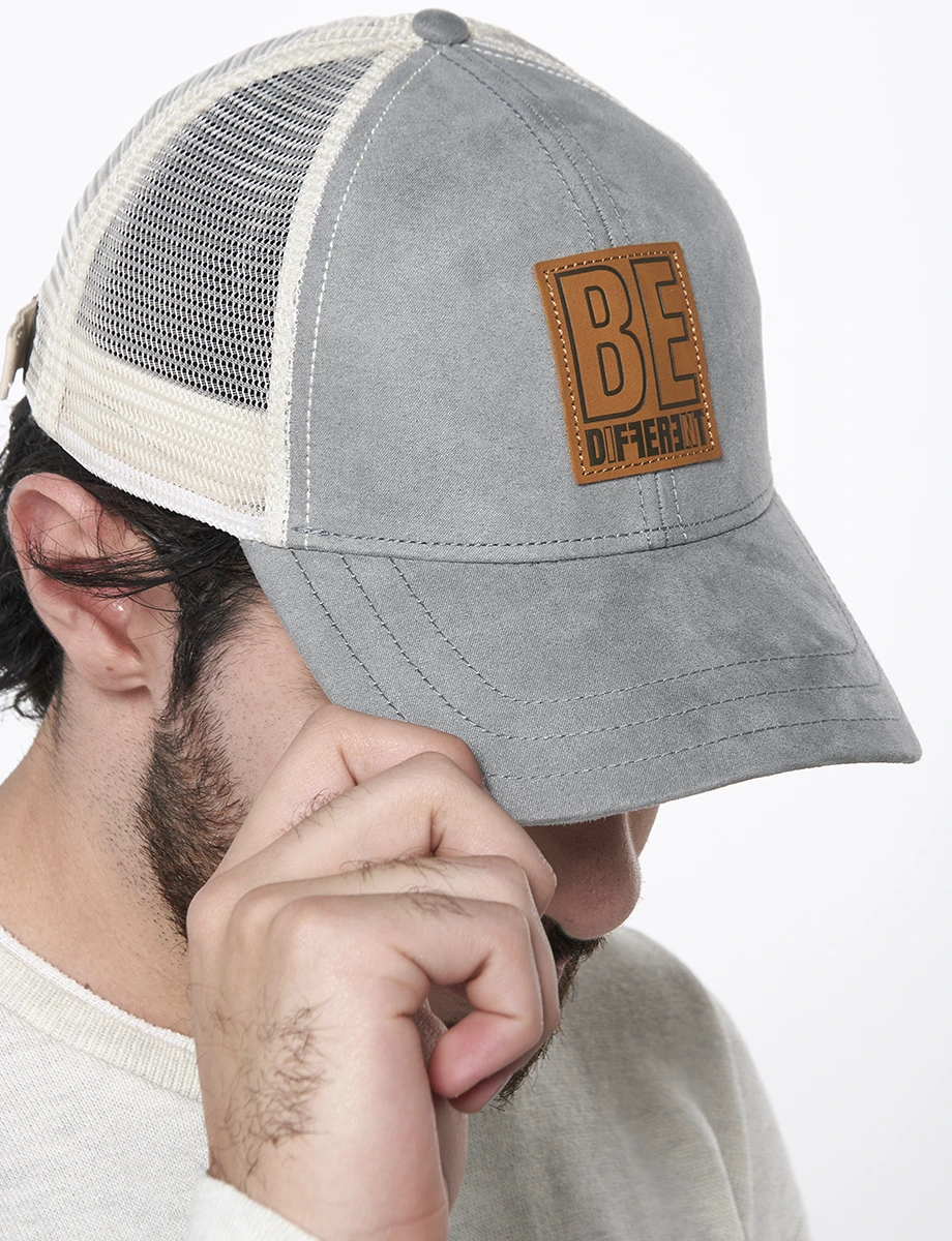 Gorra Gris con Malla