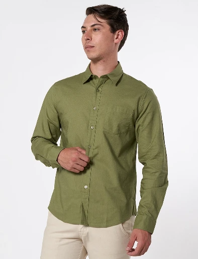 Camisa Llana Verde