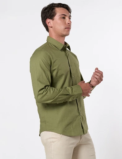 Camisa Llana Verde