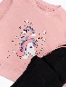 Conjunto Buzo Unicornio Rosado + Pantalón Negro Niña – Combinación divertida y actual