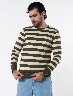 Sweater a Rayas Verde Oliva