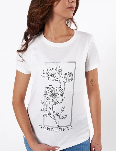 Camiseta Wonderful Crudo