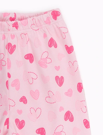 Pijama Buzo Cebra + Pantalón Rosado